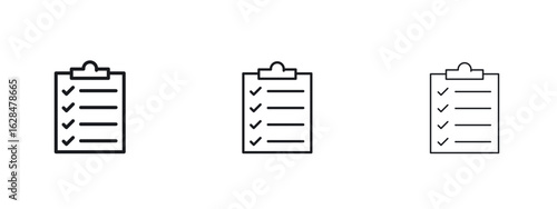Clipboard check icon vector design template simple and clean