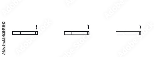 Cigarette icon vector design template simple and clean