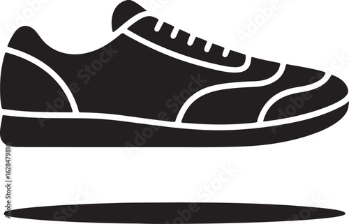 sneaker isolated on transparent background silhouette line art design stock photos royalty free image premium quality