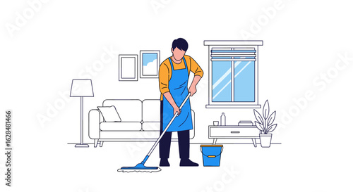 Professional home cleaning services for a sparkling and tidy living space