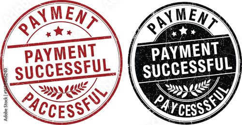 Get approved with successful payment stamps and confirmation seals