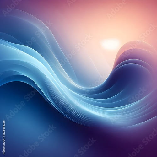 abstract background with waves