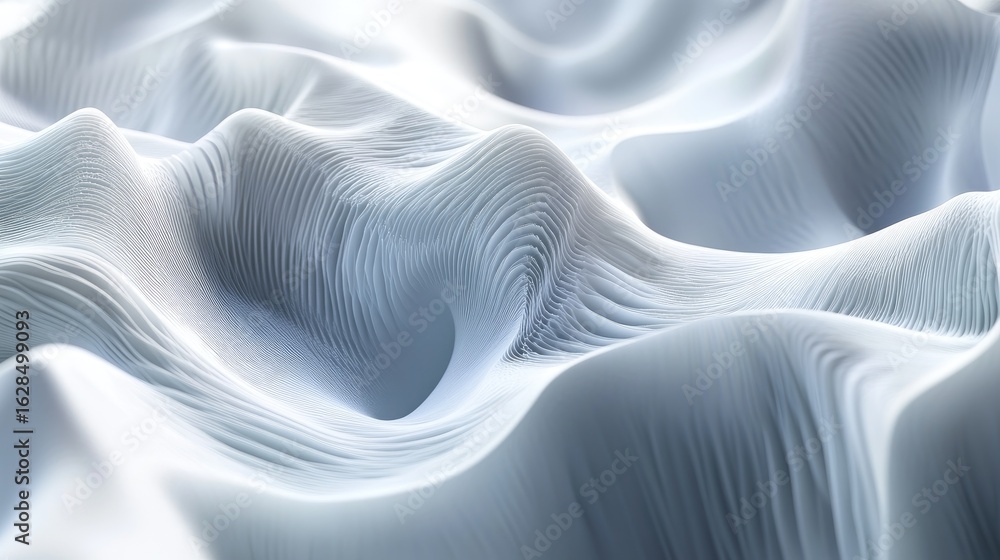 Naklejka premium Abstract wavy surface