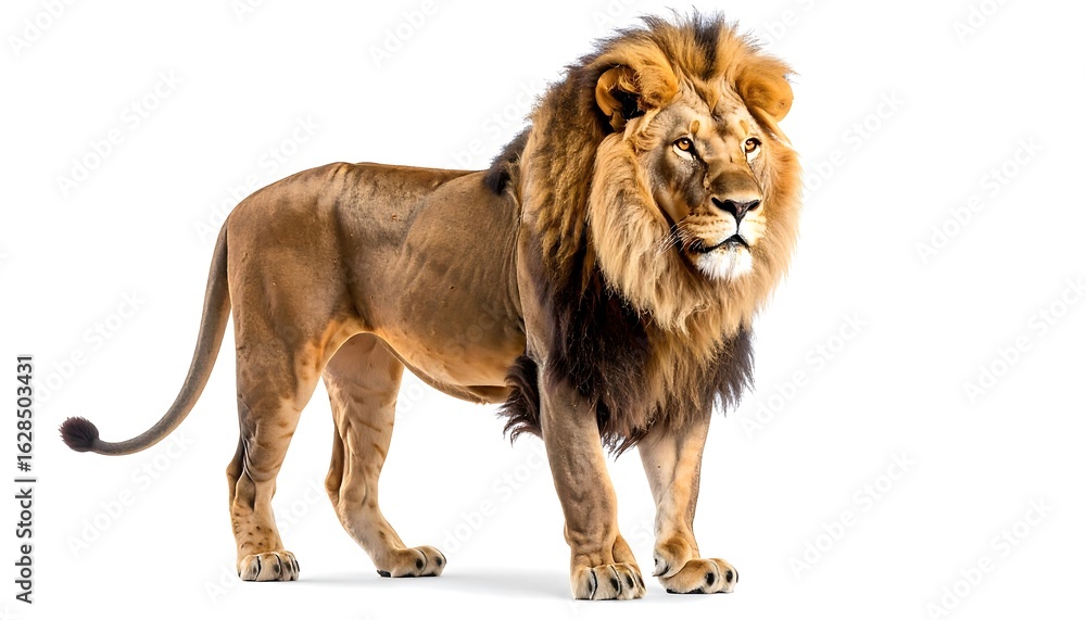 Fototapeta premium Majestic lion portrait (1)