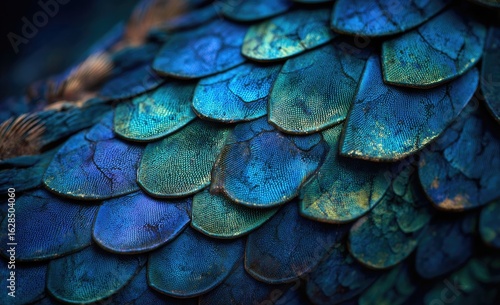 Wallpaper Mural Close-up of intricate, overlapping, textured scales Torontodigital.ca