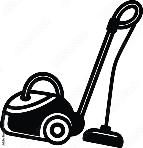 Electric vacuum cleaner silhouette