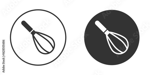 Beater icon in black solid flat silhouette designs