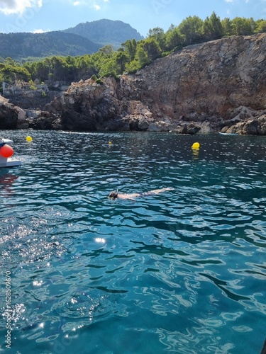 sea and rocks snorkeling