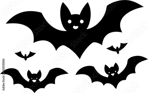 set of halloween bats