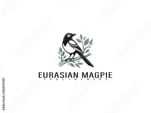 Whimsical Common Kestrel perched on a tree branch with falling leaves and soft color palette, drawn in cartoon style for nature storybooks or gentle wildlife print materials.

