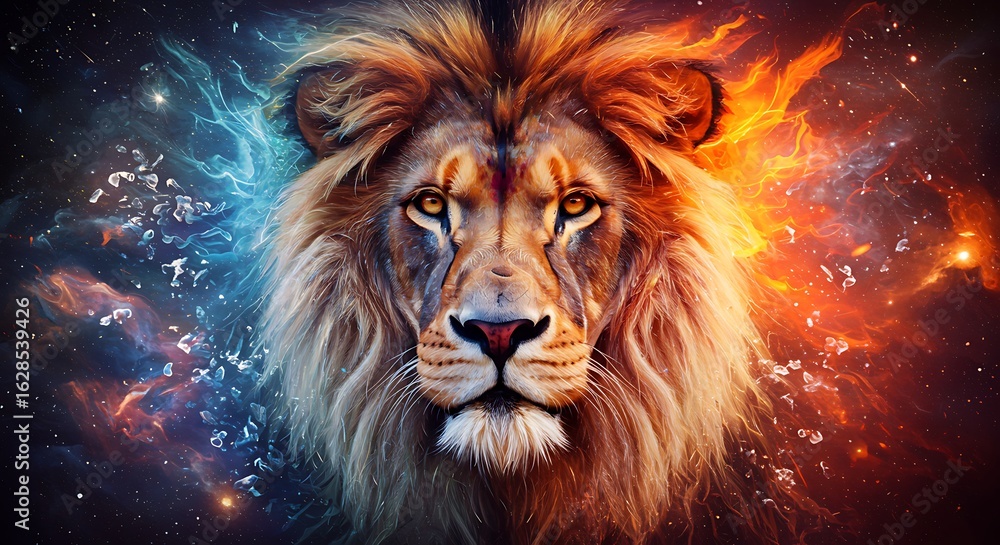 Fototapeta premium Conceptual Fusion: Surreal Compositions of Animals, Objects, and Abstract Forms