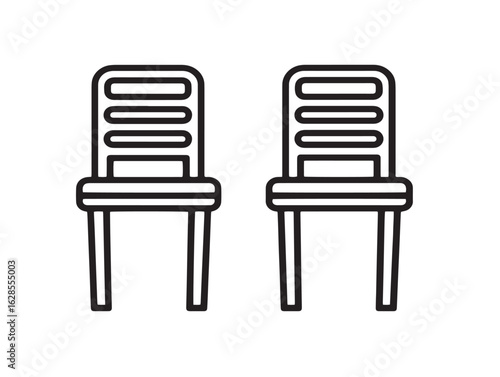 Modern chair leg protector in flat vector design