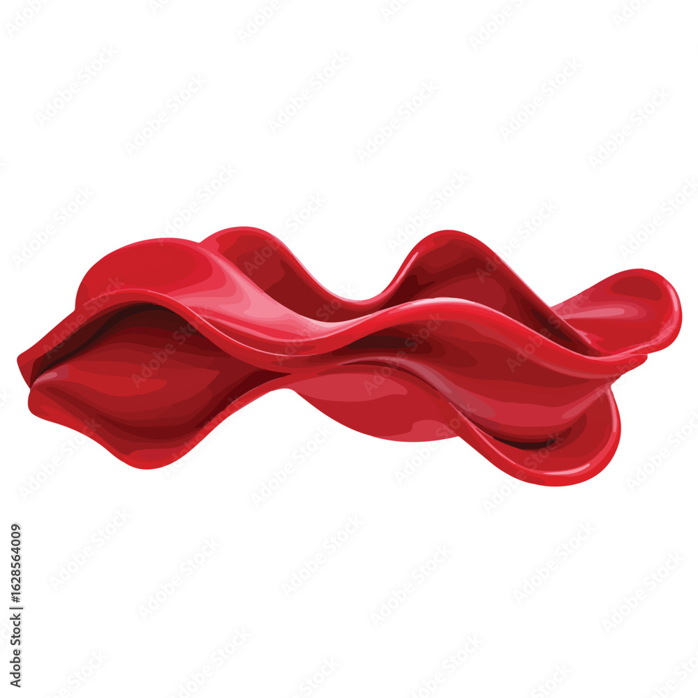 Fototapeta premium Red Blood Cell Flow Platelet Background