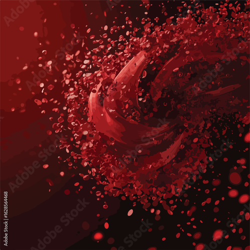 Red Blood Cell 3D Background Platelet