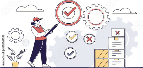 Software Testing Checklist Vector