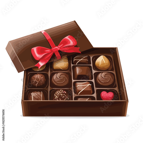 Luxury Chocolate Gift Box with Ribbon