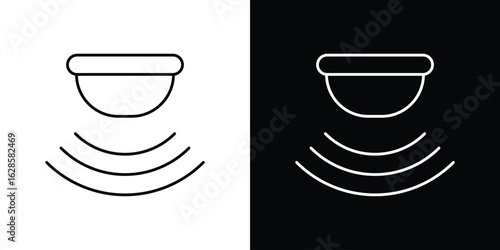 Sensor icon vector illustration sign symbol. linear design