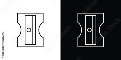 Sharpener icon vector illustration sign symbol. linear design