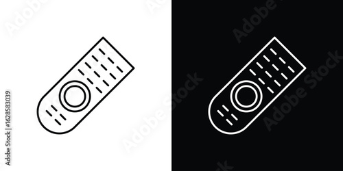 Remote icon vector illustration sign symbol. linear design