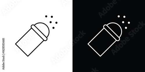 Pepper shaker icon vector illustration sign symbol. linear design
