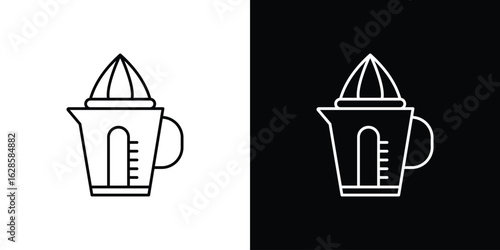 Juicer squeezer icon vector illustration sign symbol. linear design