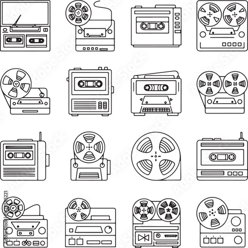 Retro Tape Recorders & Reels: Vintage Audio Icons