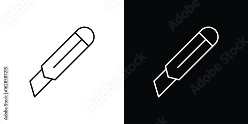 Cutter icon vector illustration sign symbol. linear design