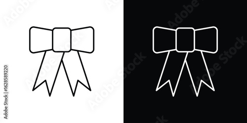 bowknot icon vector illustration sign symbol. linear design