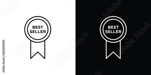 Best seller icon vector illustration sign symbol. linear design
