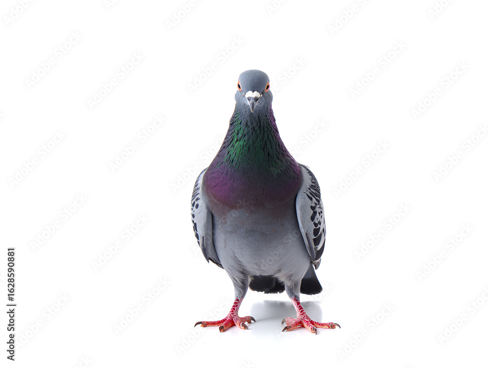 Obraz premium pigeon isolated on white background