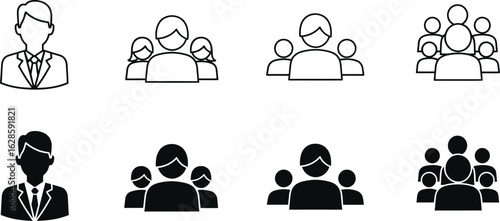 Teamwork people group team business person user crowd community organization work force