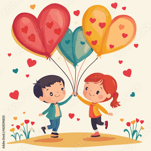 Vibrant Children's Day Illustration