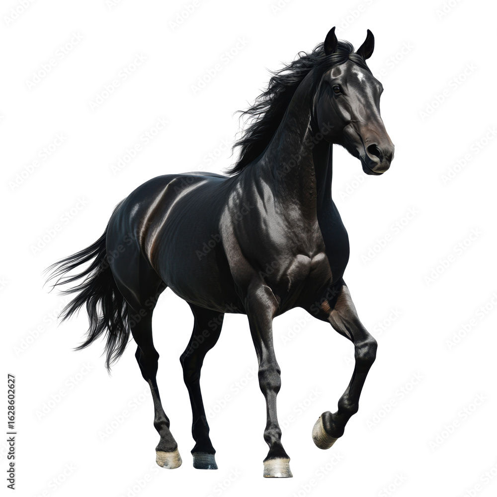 horse isolated on white background horse isolated on white background