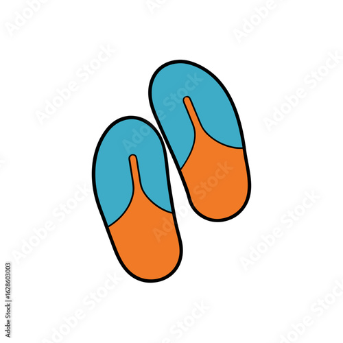 flip flops vector