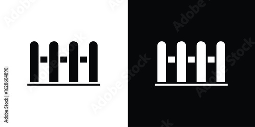 Yard icon. simple glyph icon. Vector solid isolated black illustration.