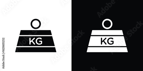 Weight icon. simple glyph icon. Vector solid isolated black illustration.