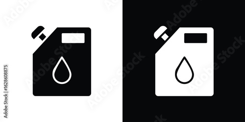 petrol icon. simple glyph icon. Vector solid isolated black illustration.
