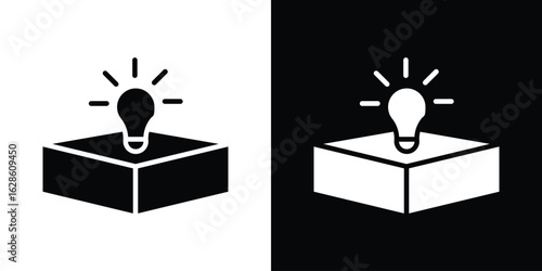 New product icon. simple glyph icon. Vector solid isolated black illustration.