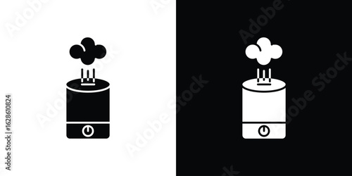Humidifier icon. simple glyph icon. Vector solid isolated black illustration.