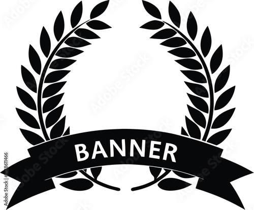 Laurel Wreath Banner icon