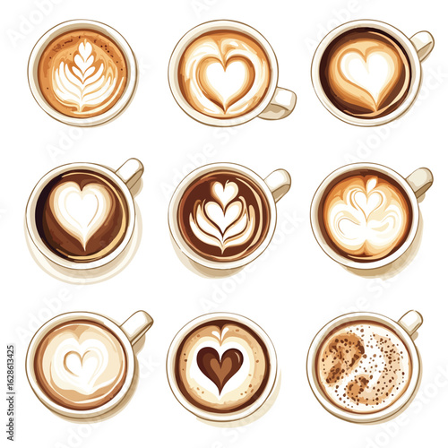 Cappuccino Coffee Art Collection