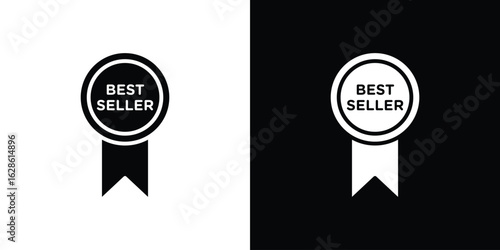 Best seller icon. simple glyph icon. Vector solid isolated black illustration.