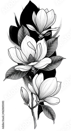 Elegant magnolia design
