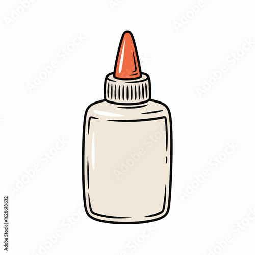 Vector illustration of Glue Bottle: Vector Illustration - Perfect for Crafts & Projects