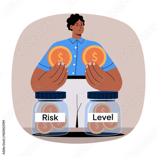 A flat style illustration representing medical insurance