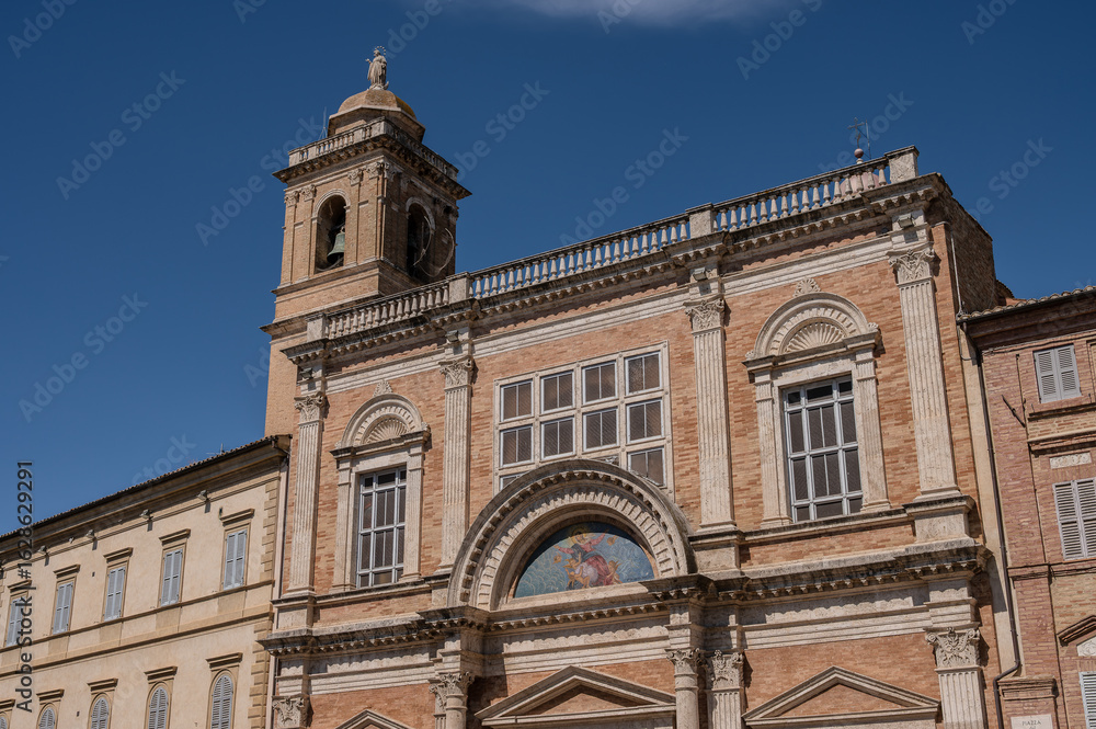 Fototapeta premium Built between 1785 and 1798 by the Ticino architect Pietro Maggi. It has a neoclassical Louis XVI interior and a facade built only at the end of the nineteenth century.