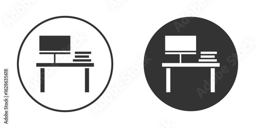 Workspace icons pack. vector glyph flat icons