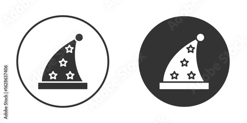 Sleeping Hat icons pack. vector glyph flat icons