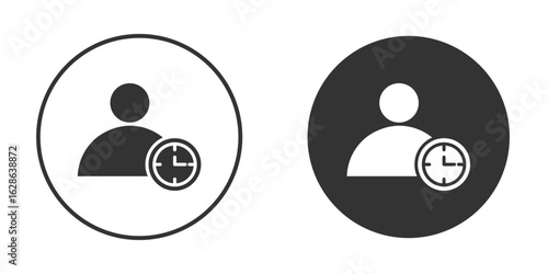 Patience icons pack. vector glyph flat icons