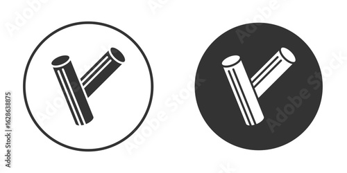 Pasta icons pack. vector glyph flat icons